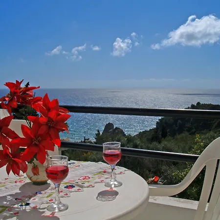 With Pool And Sea View - * Pelekas